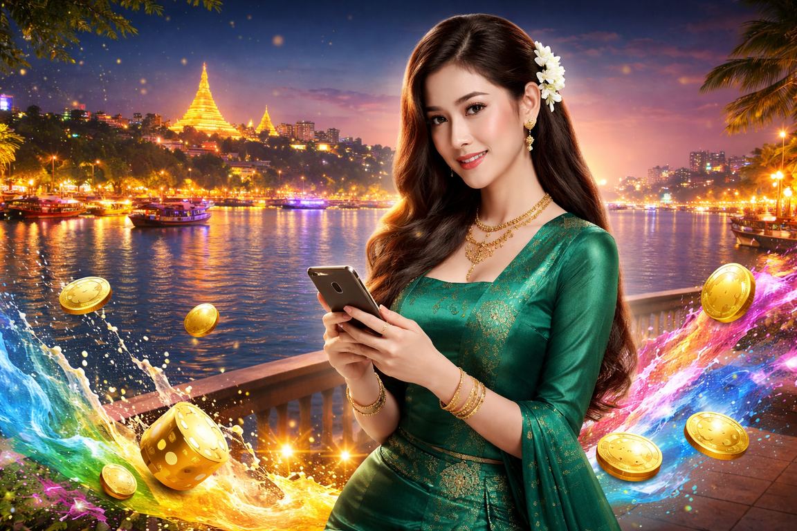 ရန်ကုန်မြို့တော်တွင် လူငယ်များသည် 2D/3D ဂိမ်းများကို ဖုန်းဖြင့်ကစားနေသည်